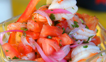 檸檬醃海鮮沙拉 (Ceviche)